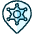 Style Three Pin Police Badge Icon from Ultimate Duotone - Free Set