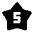 5 Star Fill Icon from Outlined Fill - Material Pro Set
