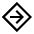 Directions Alt Icon from Sharp Line - Material Symbols Set