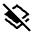 Layers Clear Icon from Sharp Line - Material Symbols Set