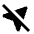 Near Me Disabled Fill Icon from Outlined Fill - Streamline Material Icons Set