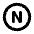 North Circle Icon from Rounded Line - Material Pro Free Set