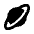 Planet Ring Fill Icon from Rounded Fill - Material Pro Set