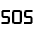 Sos Icon from Outlined Line - Material Symbols Set