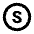 South Circle Icon from Sharp Line - Material Pro Set