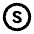 South Circle Icon from Rounded Line - Material Pro Set