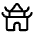 Temple Buddhist Icon from Rounded Line - Material Symbols Set