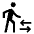 Transfer Within A Station Fill Icon from Outlined Fill - Material Symbols Set