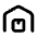 Warehouse Icon from Rounded Line - Material Pro Set