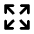 Zoom Out Map Fill Icon from Rounded Fill - Material Pro Set