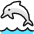 Marine Mammal Dolphin Icon from Ultimate Colors Set | Free Download as SVG Vector and Transparent PNG | Streamline icons