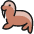 Marine Mammal Seal Body Icon from Ultimate Colors Set