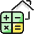 Real Estate Market Calculator House icon - Free transparent PNG, SVG. No sign up needed.