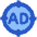 Advertising Audience Target Icon from Core Flat Set