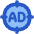 Advertising Audience Target Icon from Flex Flat Set