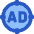 Advertising Audience Target Icon from Sharp Flat Set