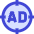 Advertising Audience Target Icon from Sharp Duo Set