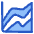 Analytics Graph Lines Icon from Plump Duo Set