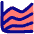 Analytics Graph Lines Icon from Flex Pop Set