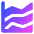 Analytics Graph Lines Icon from Core Gradient Set