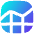 Analytics Graph Net Icon from Flex Gradient Set