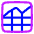 Analytics Graph Net Icon from Plump Neon Set