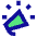 Annoncement Megaphone Icon from Sharp Pop Set