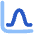 Bell Curve Chart Icon from Flex Flat Set