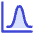 Bell Curve Chart Icon from Core Duo Set