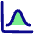 Bell Curve Chart Icon from Plump Pop Set