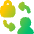 Business To Consumer Icon from Flex Gradient Set