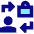 Business To Consumer Icon from Sharp Pop Set
