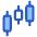 Candles Chart Icon from Plump Duo Set