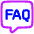 Contact Us Faq Icon from Plump Neon Set