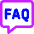 Contact Us Faq Icon from Core Neon Set