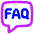Contact Us Faq Icon from Flex Neon Set