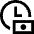Hourly Rate Fee Cash Icon from Sharp Line Set