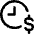 Hourly Rate Fee Dollar Sign Icon from Core Line Set