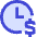 Hourly Rate Fee Dollar Sign Icon from Sharp Duo Set