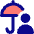 Life Insurance Security Umbrella Icon from Core Pop Set