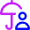 Life Insurance Security Umbrella Icon from Core Neon Set