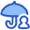 Life Insurance Security Umbrella Icon from Plump Duo Set