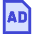 Print Advertising Icon from Sharp Duo Set