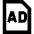 Print Advertising Icon from Sharp Remix Set