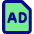 Print Advertising Icon from Core Pop Set