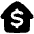 Properties Mortgage Icon from Plump Solid Set | Free Download as SVG Vector and Transparent PNG | Streamline icons