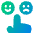 Satisfaction Icon from Plump Gradient Set