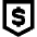 Security Shield Icon from Sharp Remix Set