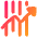Trading Graph Icon from Plump Gradient Set
