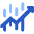 Trading Graph Icon from Core Flat Set